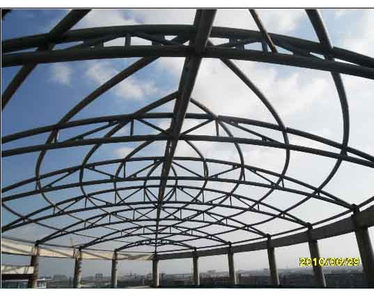 渝中中煤朔州宾馆管桁架工程